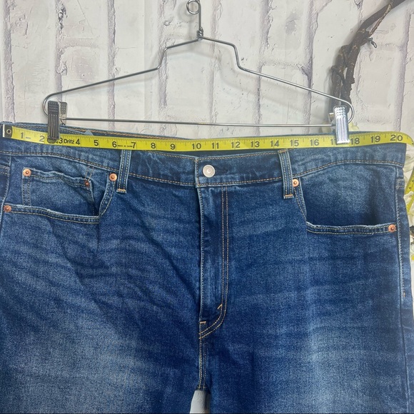 Levi’s Men’s Sz 40 502 Blue Denim HighWaist Bermuda Jean Shorts - Picture 5 of 8